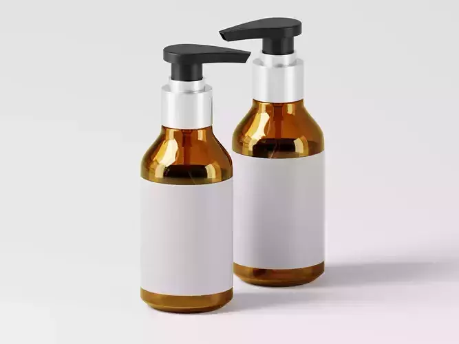 Pump Bottle 3D Model