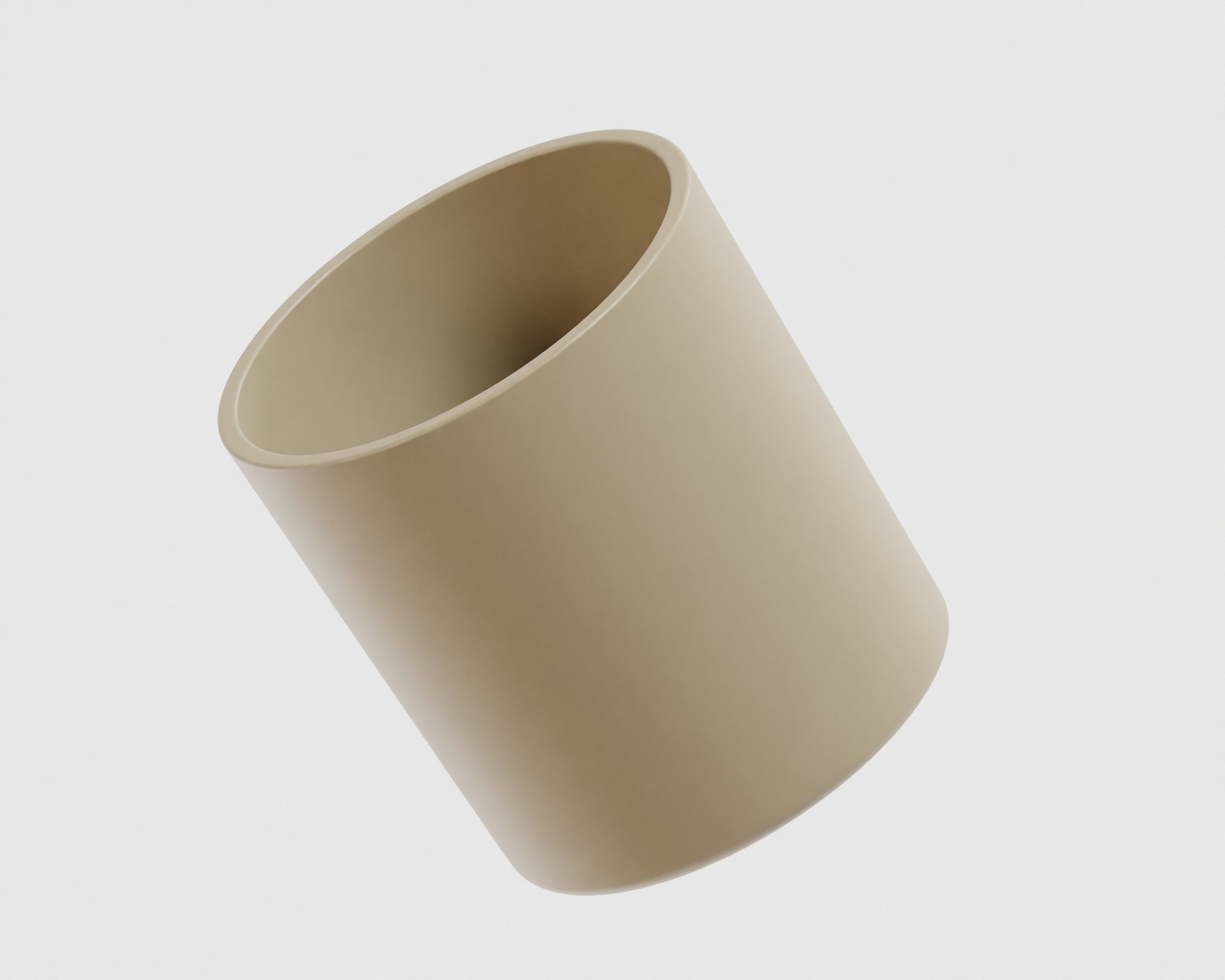 Candle jar Low-poly 3D model_3