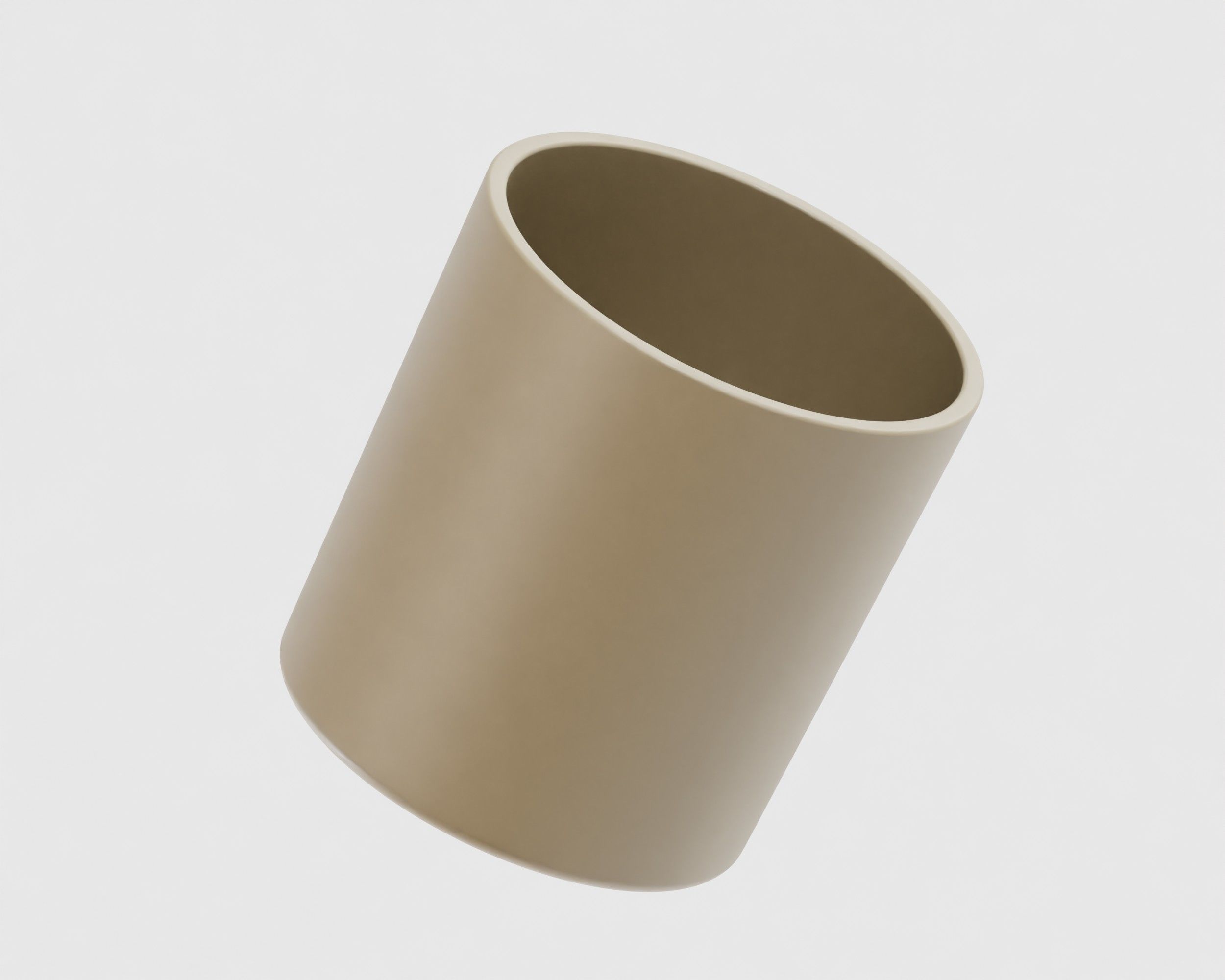 Candle jar Low-poly 3D model_2