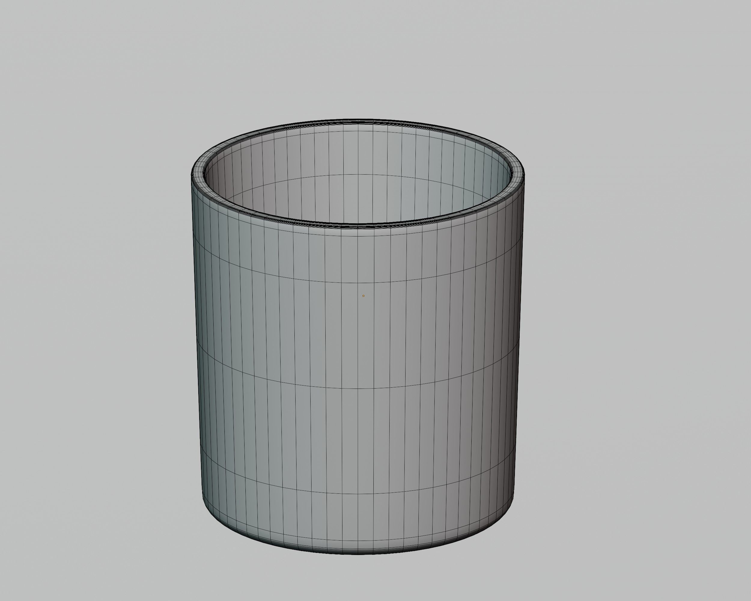 Candle jar Low-poly 3D model_5