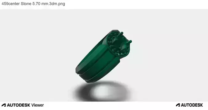 Men Ring With Round Cut Center Stone