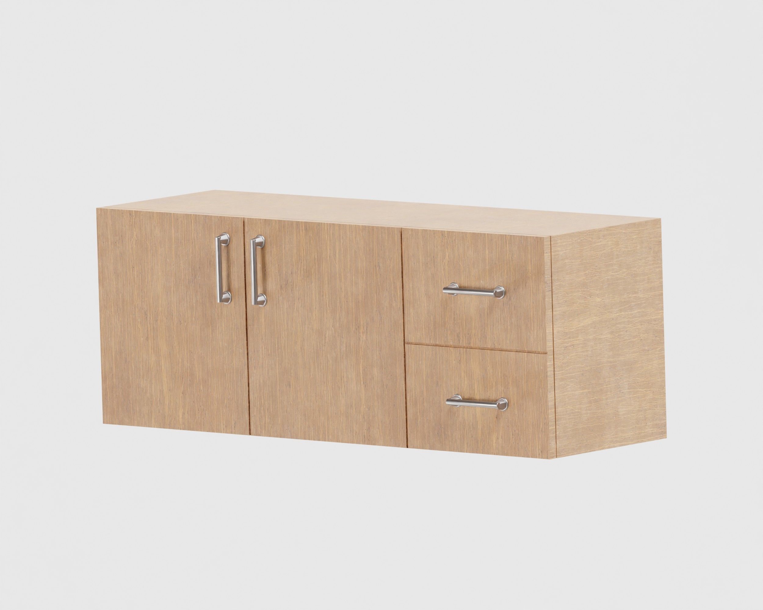 Wardrobe Low-poly 3D model_3