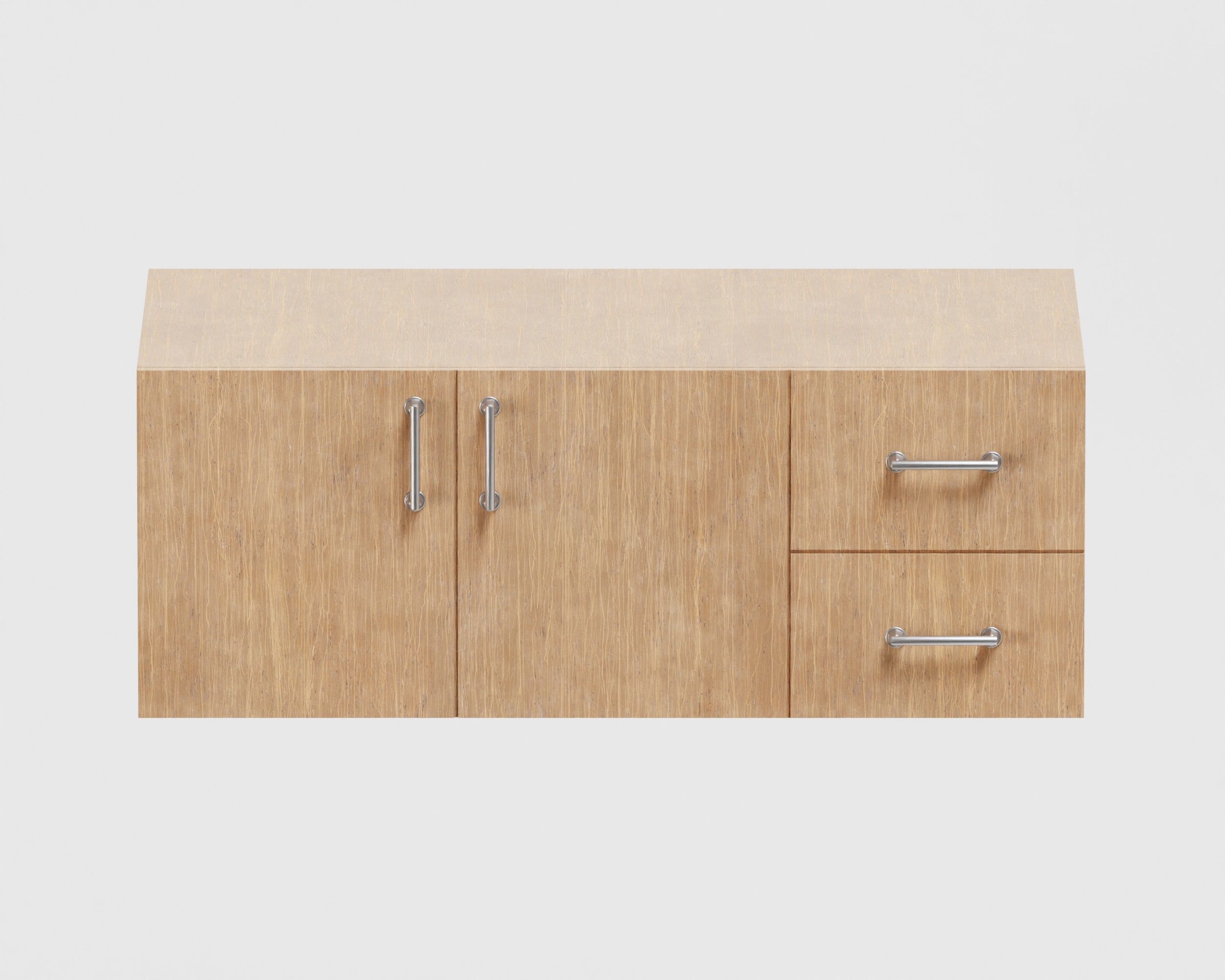 Wardrobe Low-poly 3D model_2