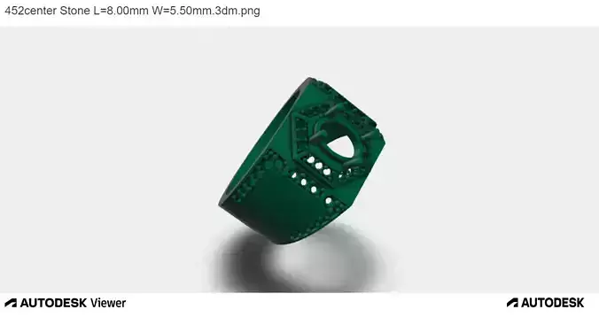 Men Ring with Oval Cut Center Stone