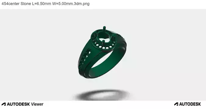 Women Ring With Oval Cut Center Stone