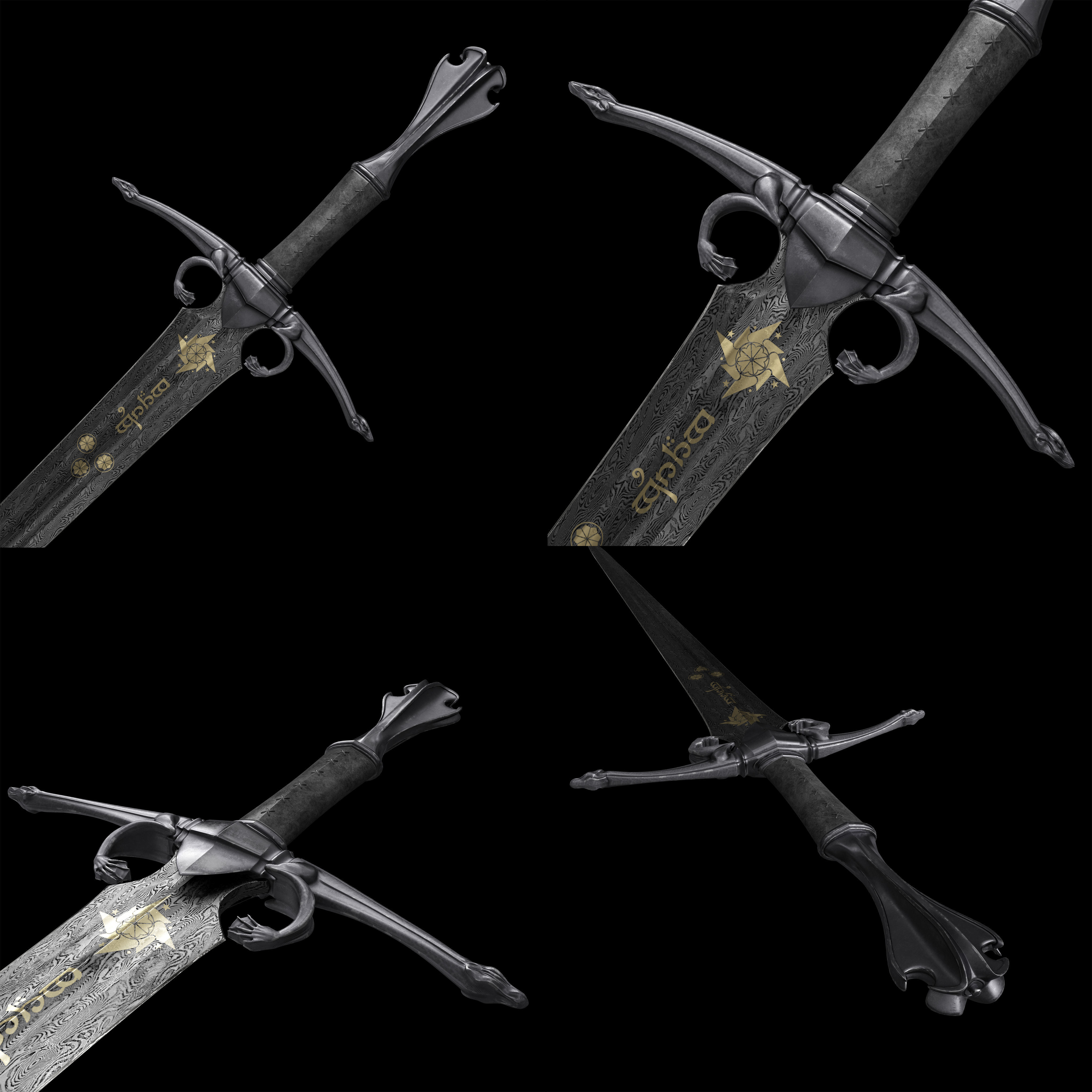 Sword Guthang 3D model_1