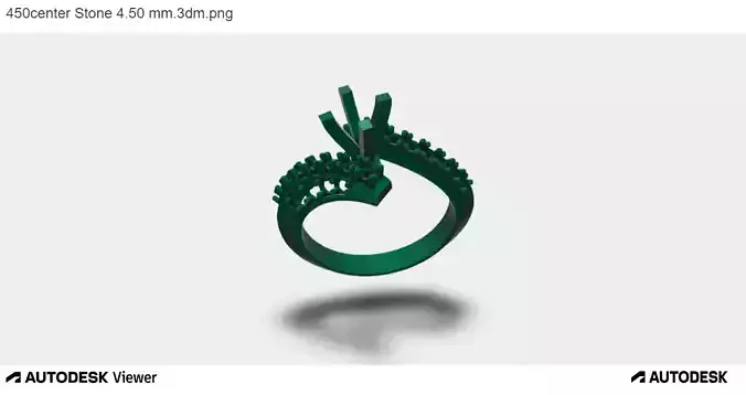 Women Ring With Diamond Cut Center