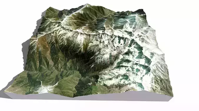 Mountain landscape Gungormez Dagi 3523m Artvin Turkey