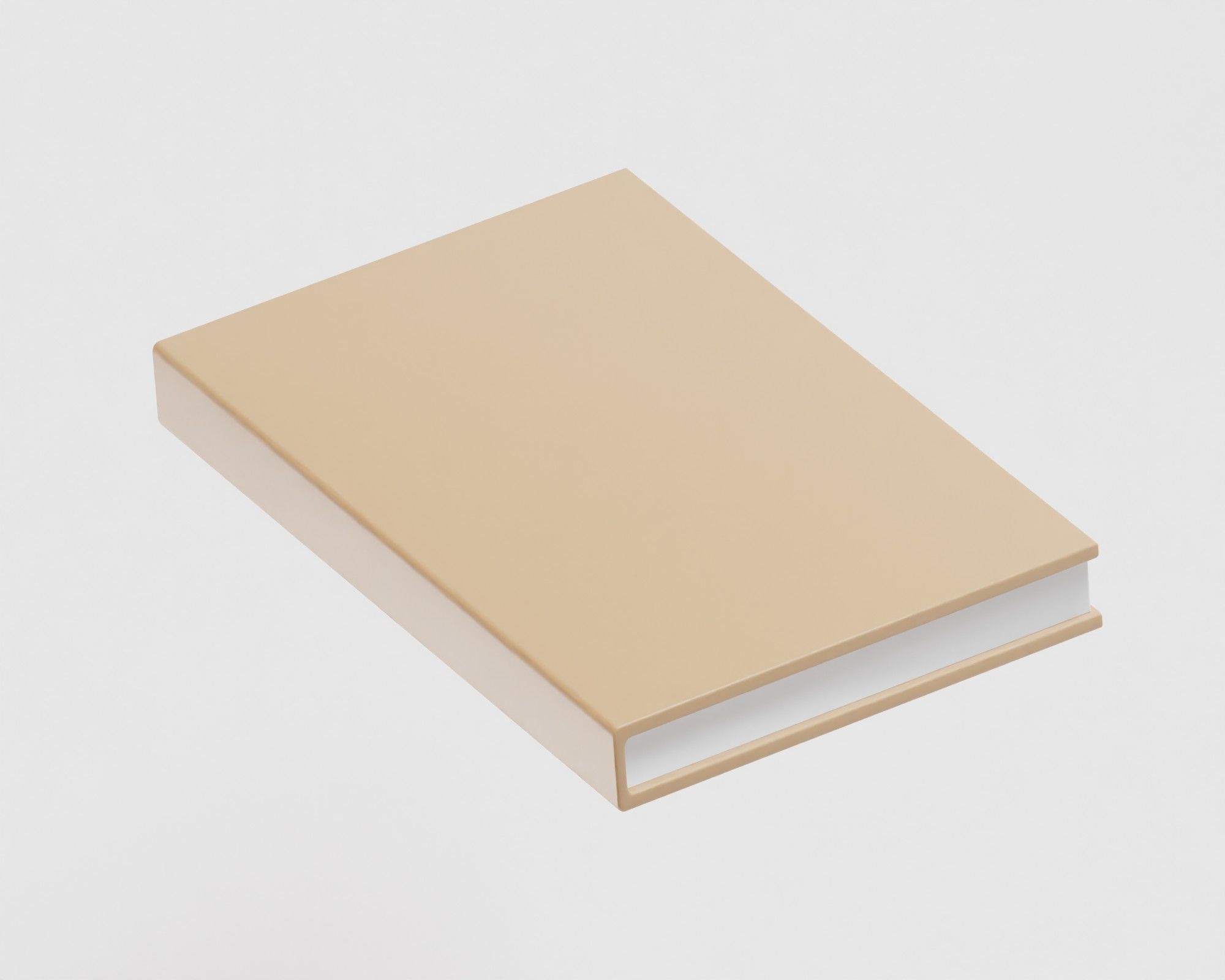 Book 03 Low-poly 3D model_2