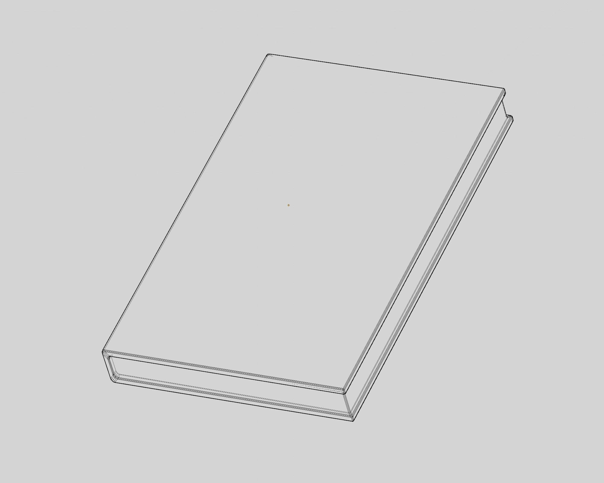 Book 03 Low-poly 3D model_6