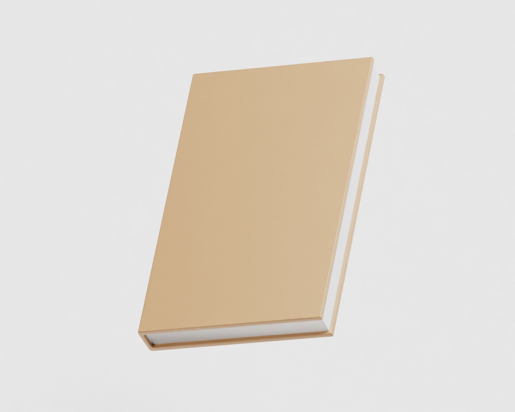 Book 03 Low-poly 3D model_4