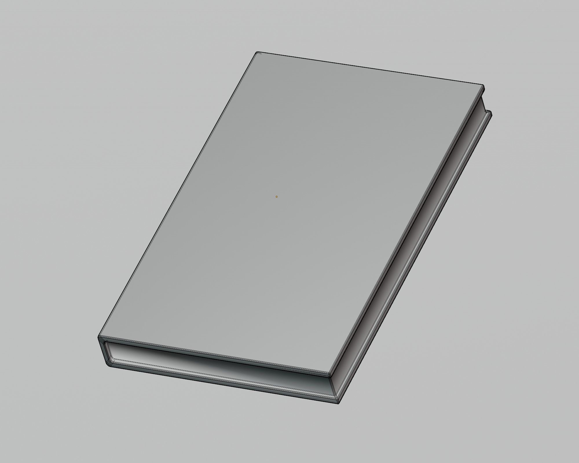 Book 03 Low-poly 3D model_5