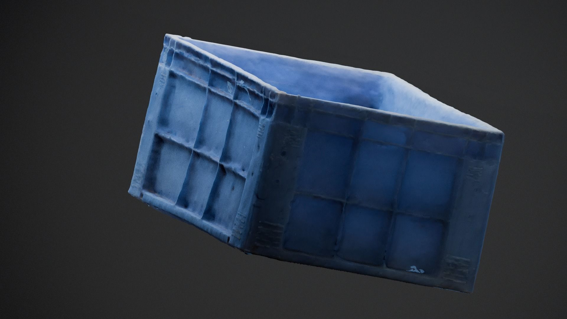 Old Plastic Crate 3D Model 3D scanned 3D model_3