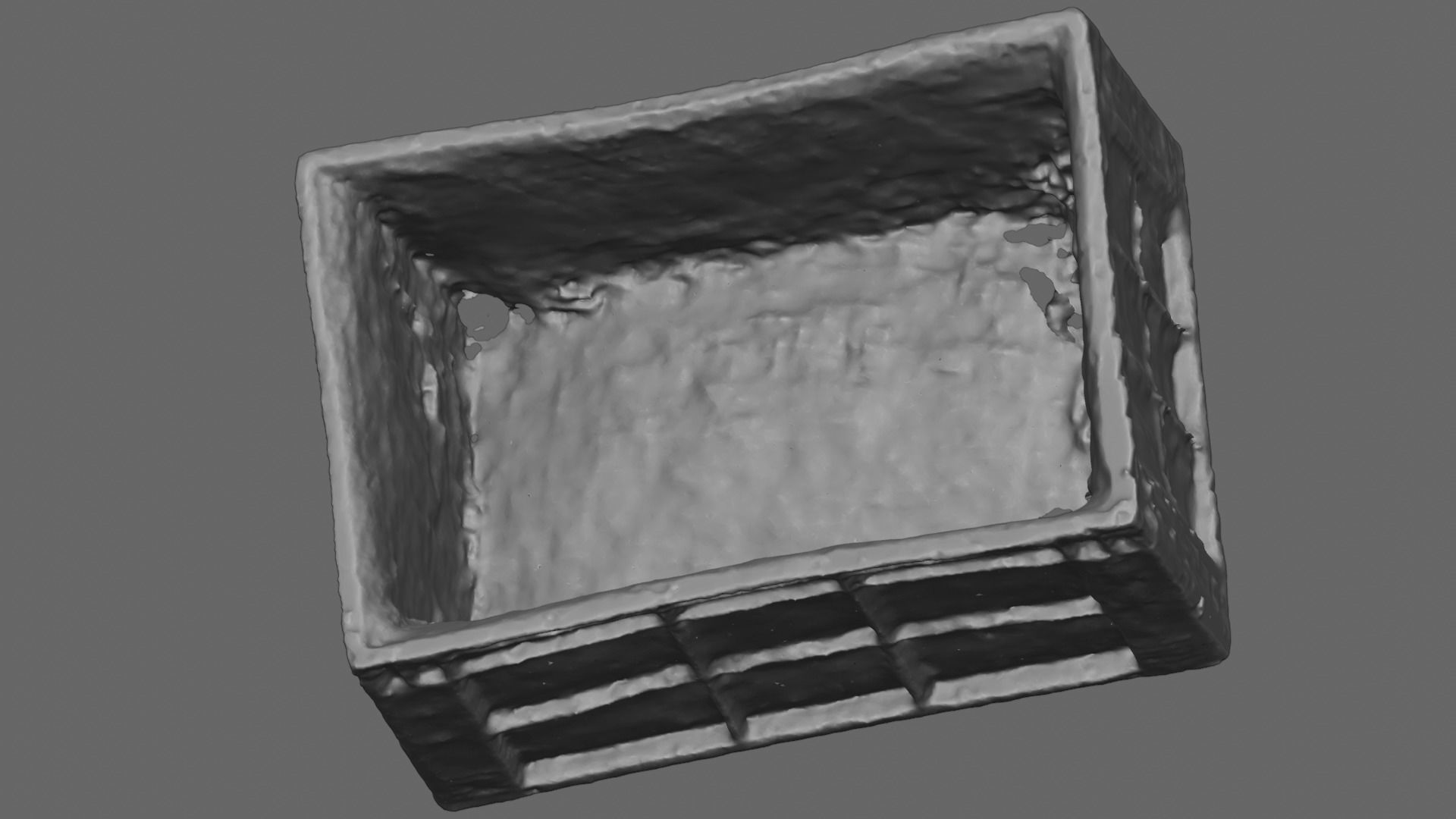 Old Plastic Crate 3D Model 3D scanned 3D model_10