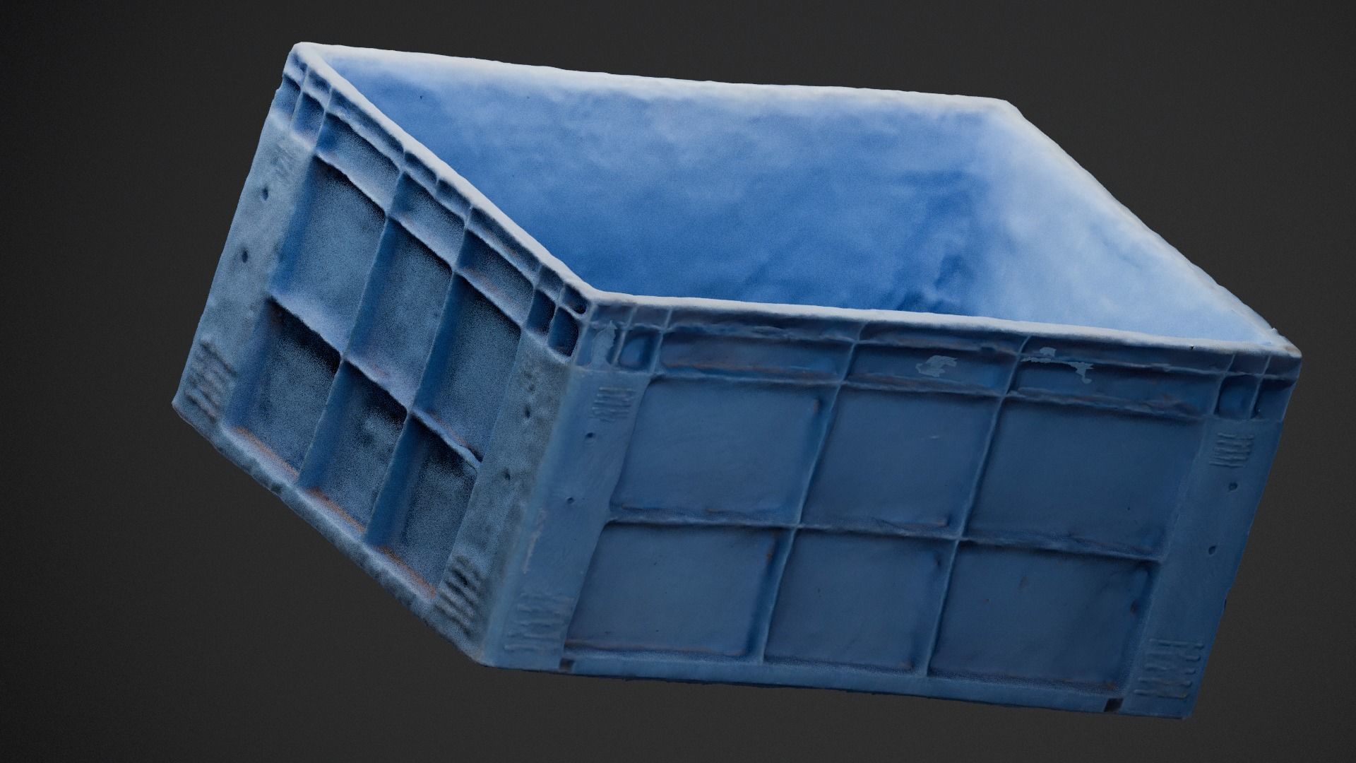 Old Plastic Crate 3D Model 3D scanned 3D model_5