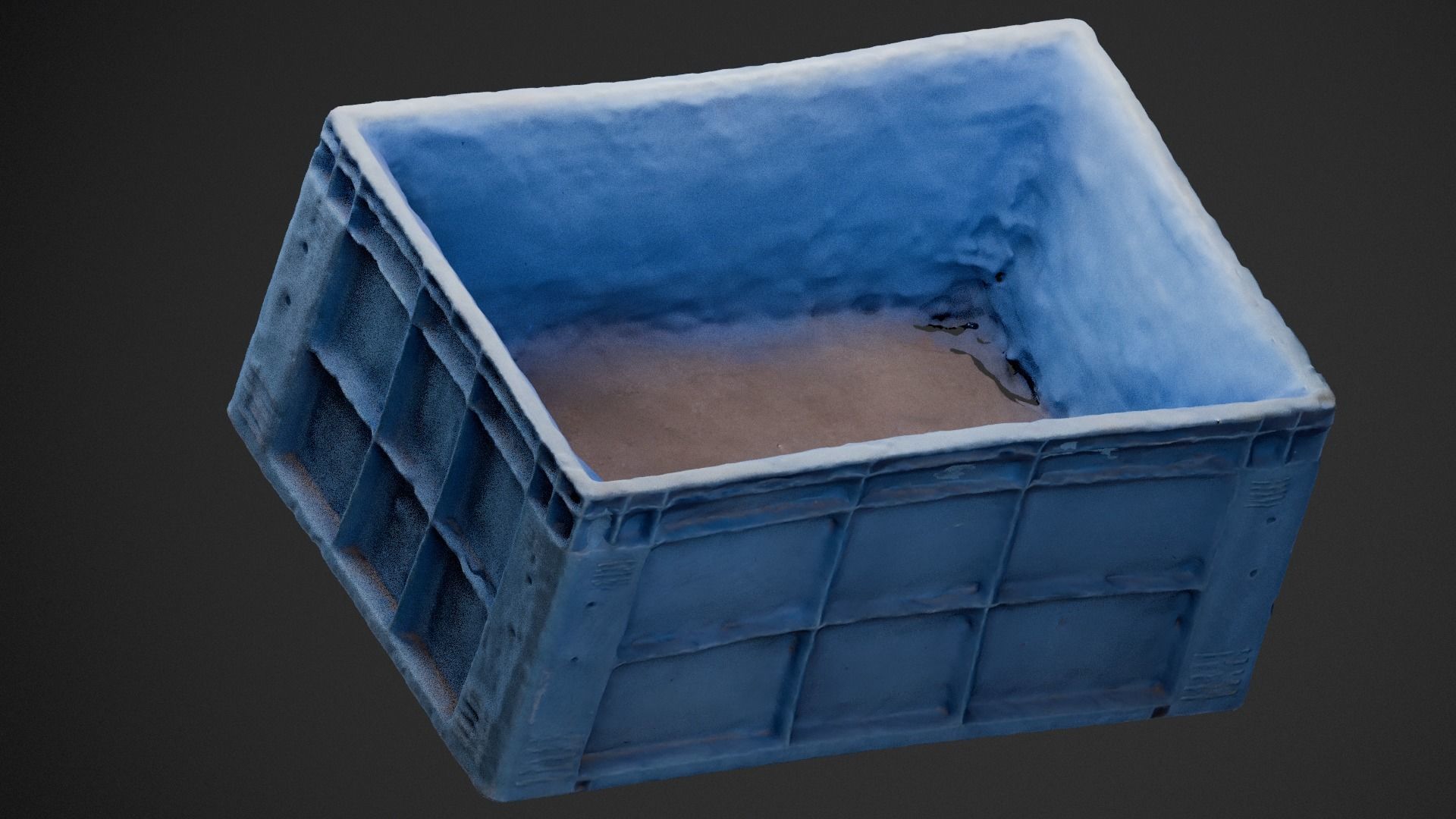 Old Plastic Crate 3D Model 3D scanned 3D model_7