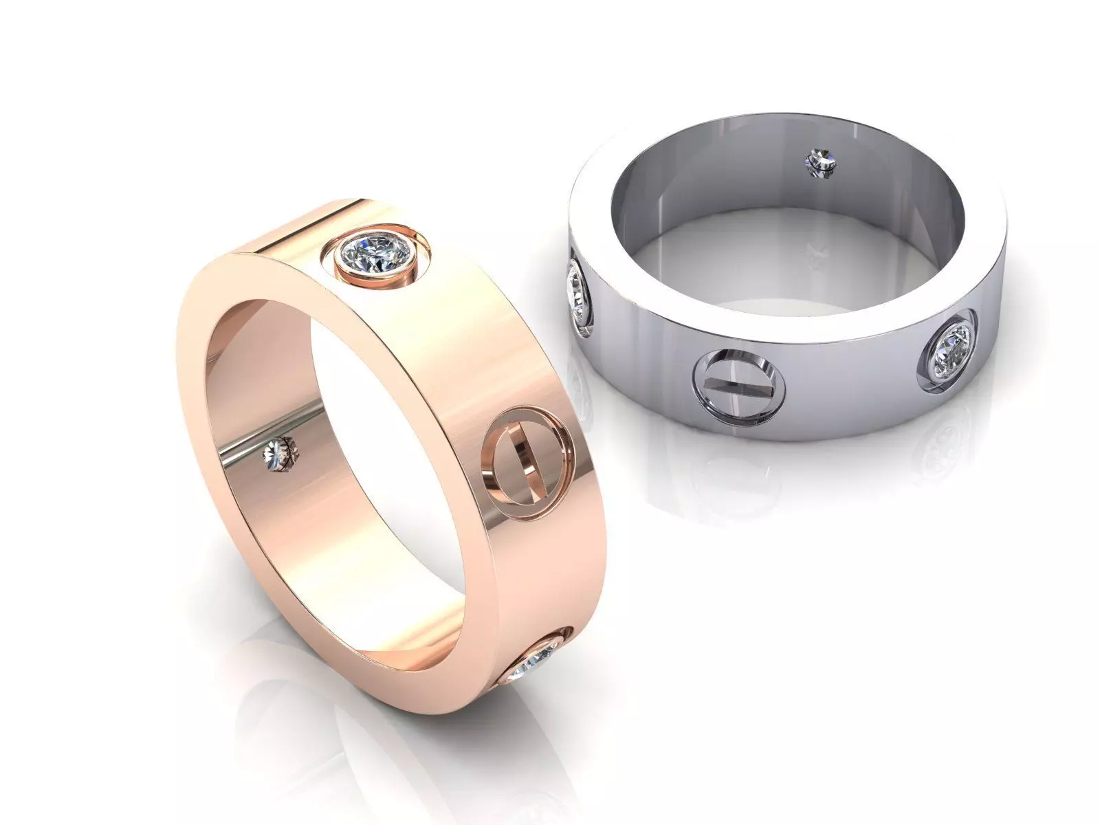 Love Ring C 24pt 3D print model_0