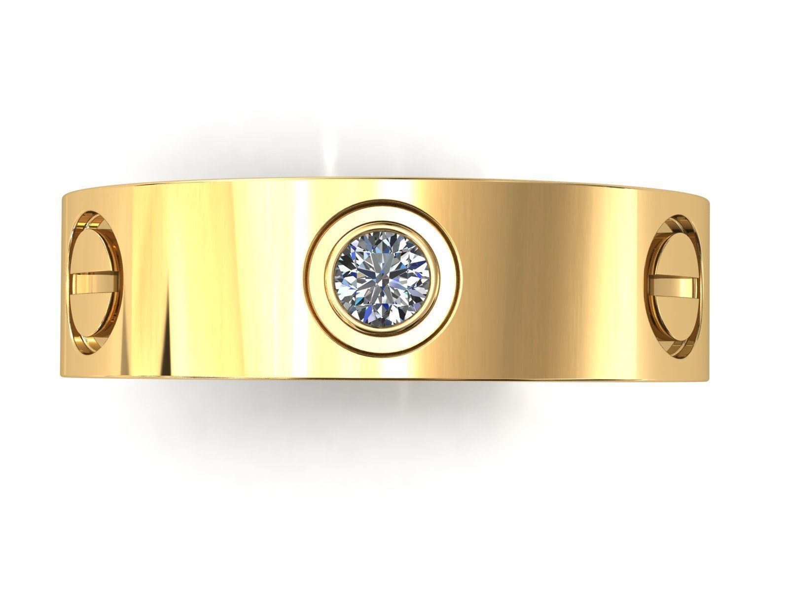 Love Ring C 24pt 3D print model_4