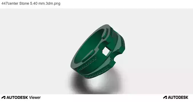 Men Ring With Diamond Cut Center