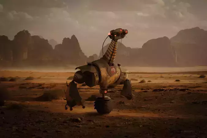 ROBO 3D MODEL MAYA 3D model