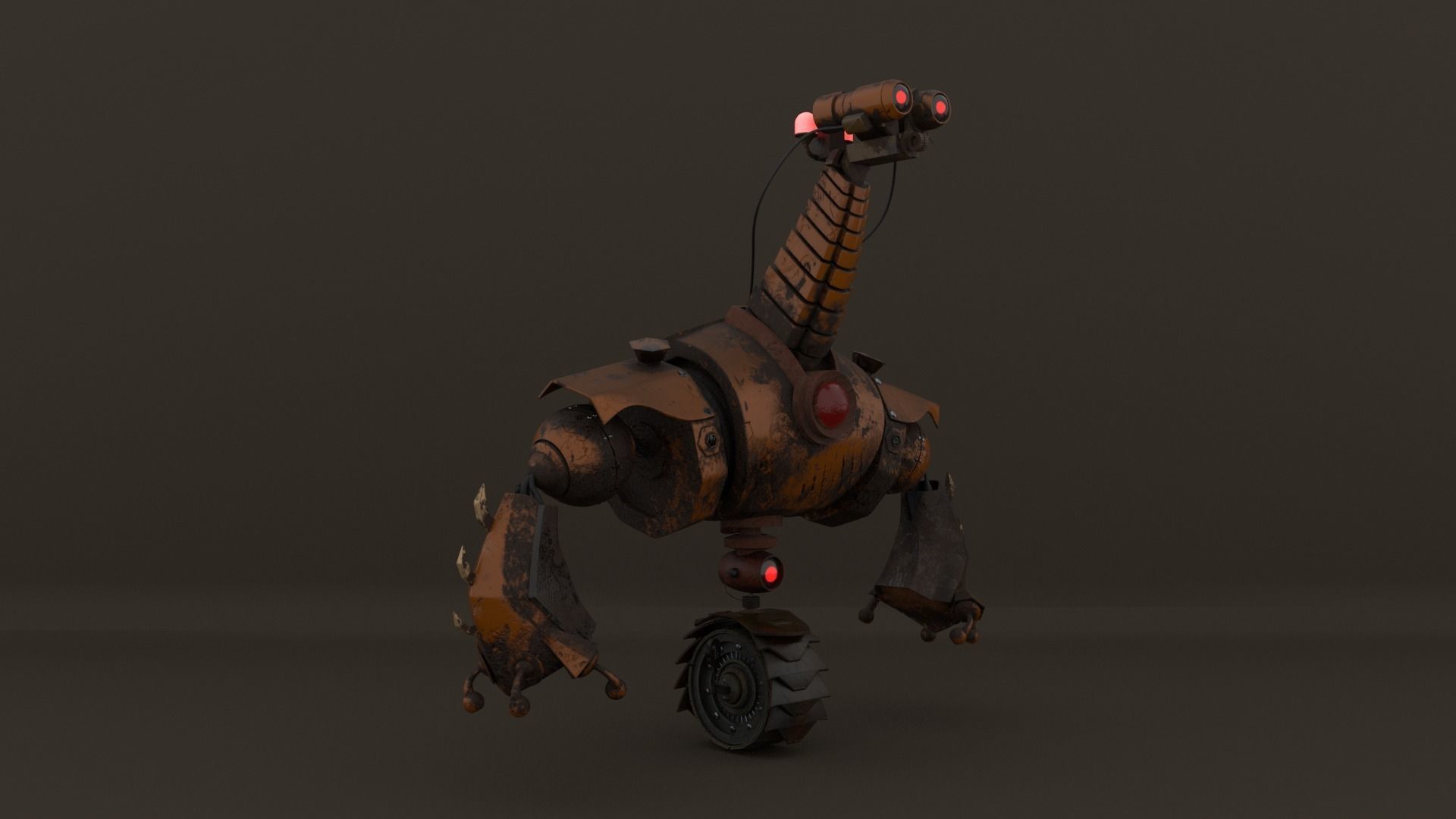 ROBO 3D MODEL MAYA 3D model_6