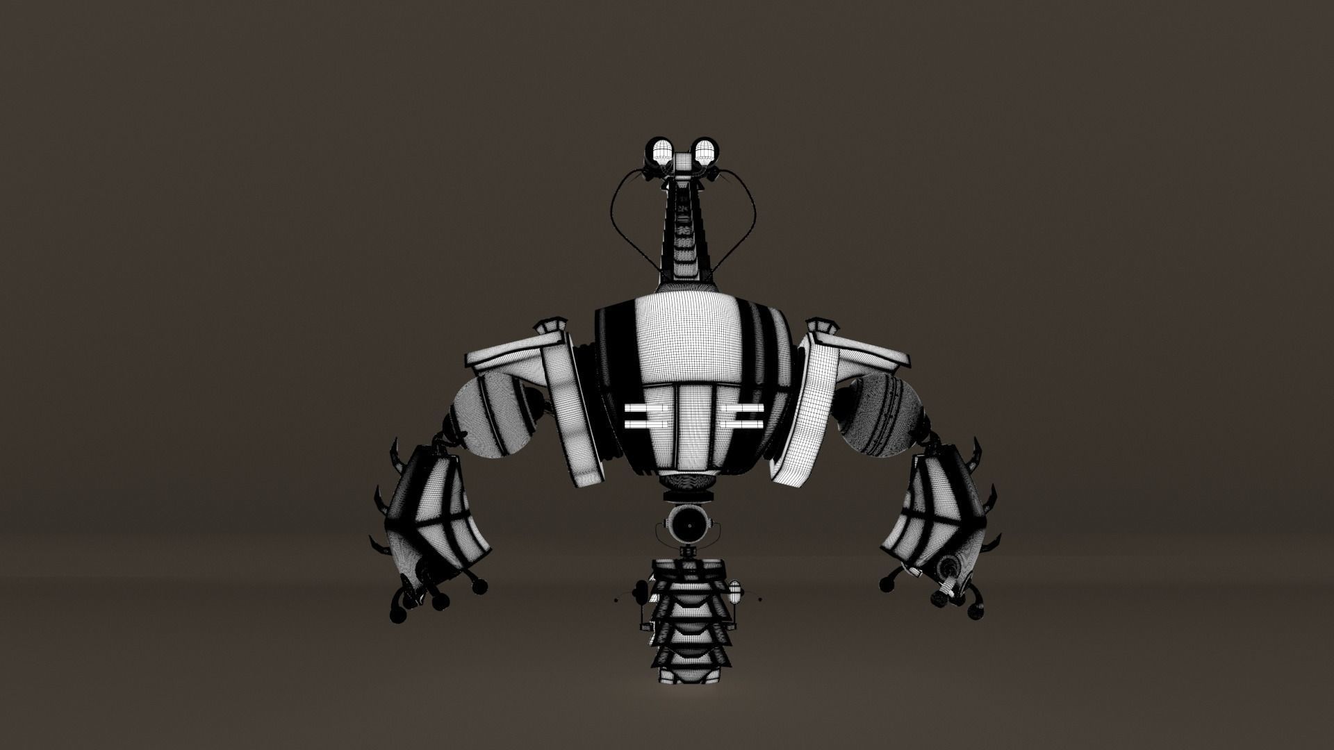 ROBO 3D MODEL MAYA 3D model_7