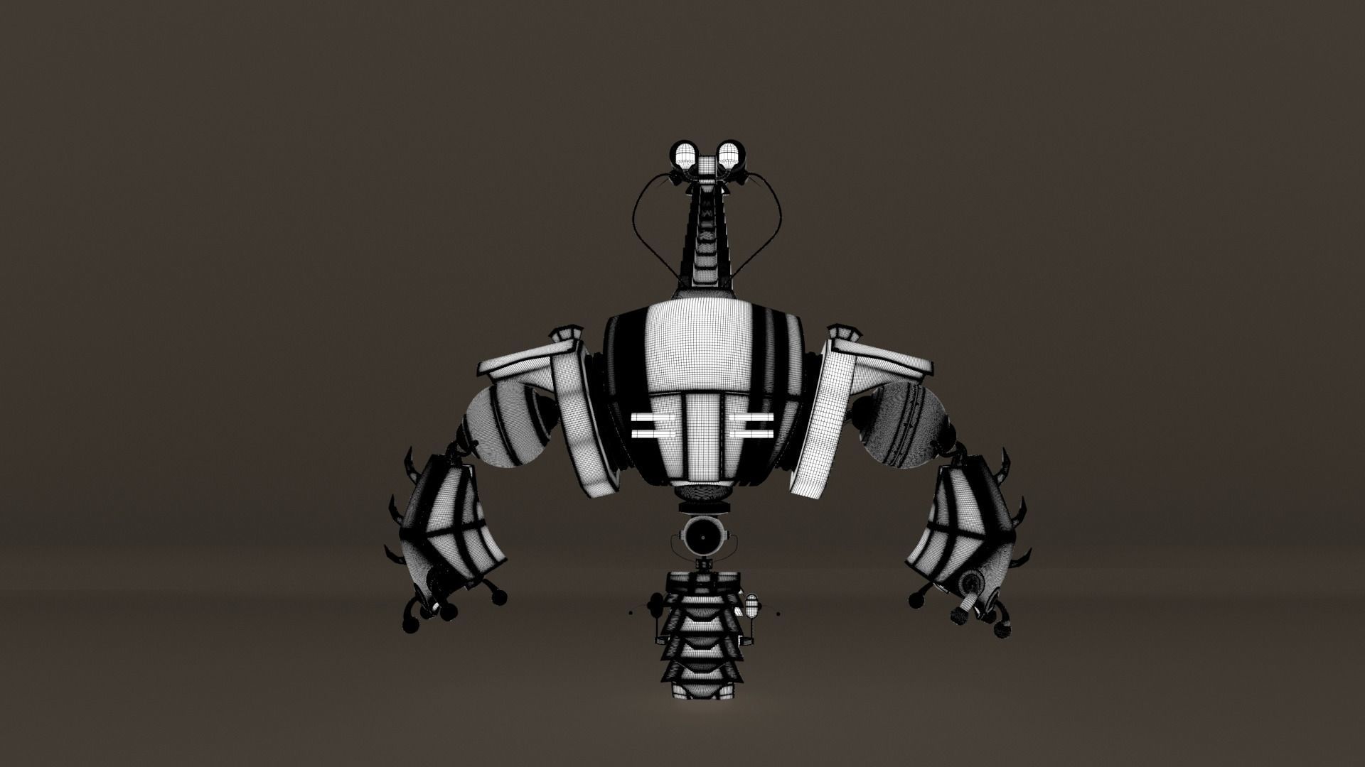 ROBO 3D MODEL MAYA 3D model_4