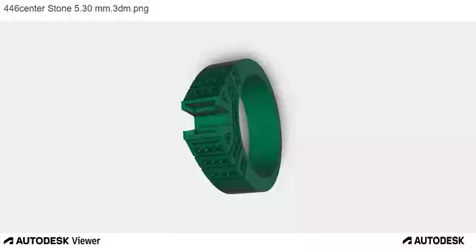 Men Ring With Diamond Cut Center