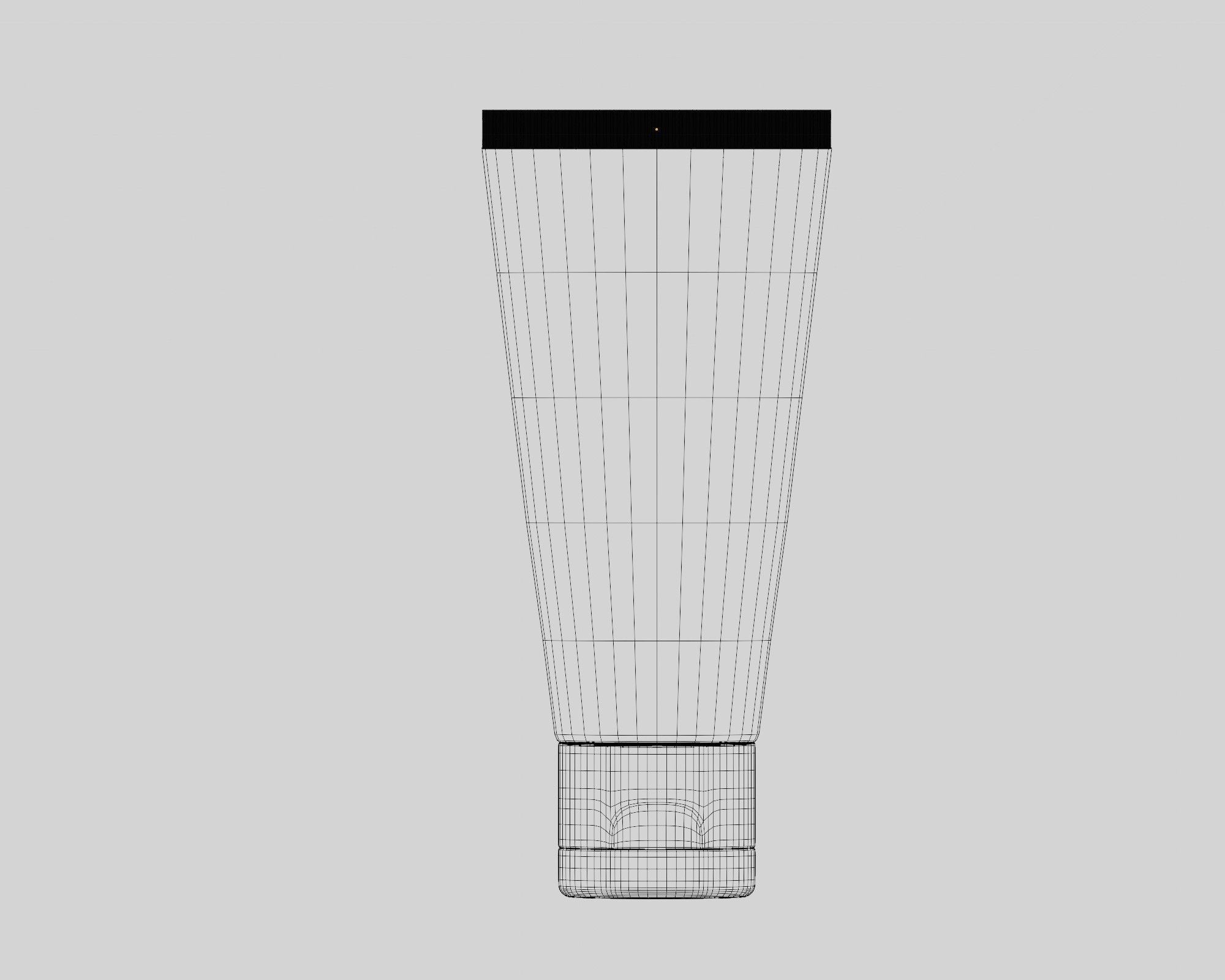 Cosmetic tube model Low-poly 3D model_5