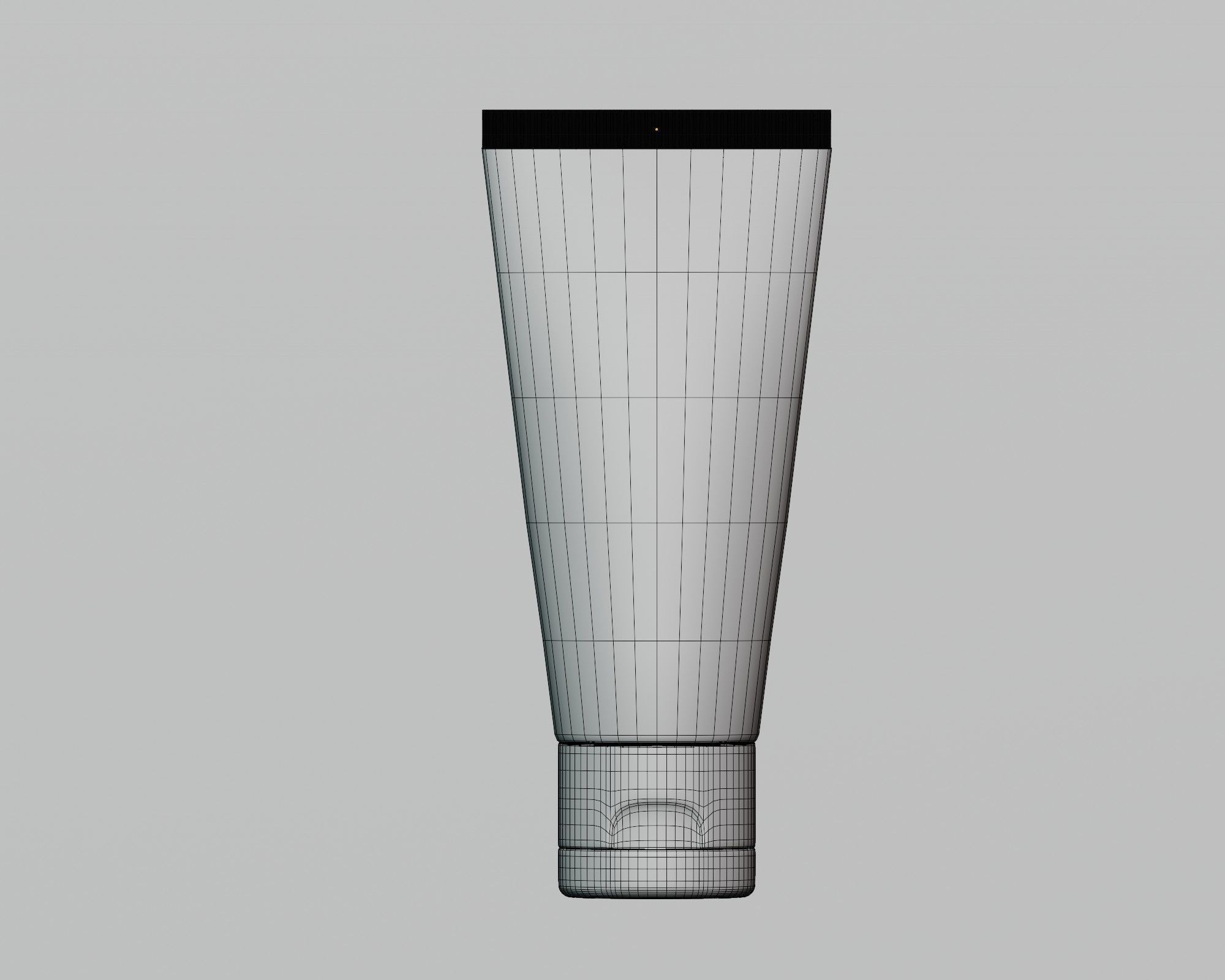 Cosmetic tube model Low-poly 3D model_4
