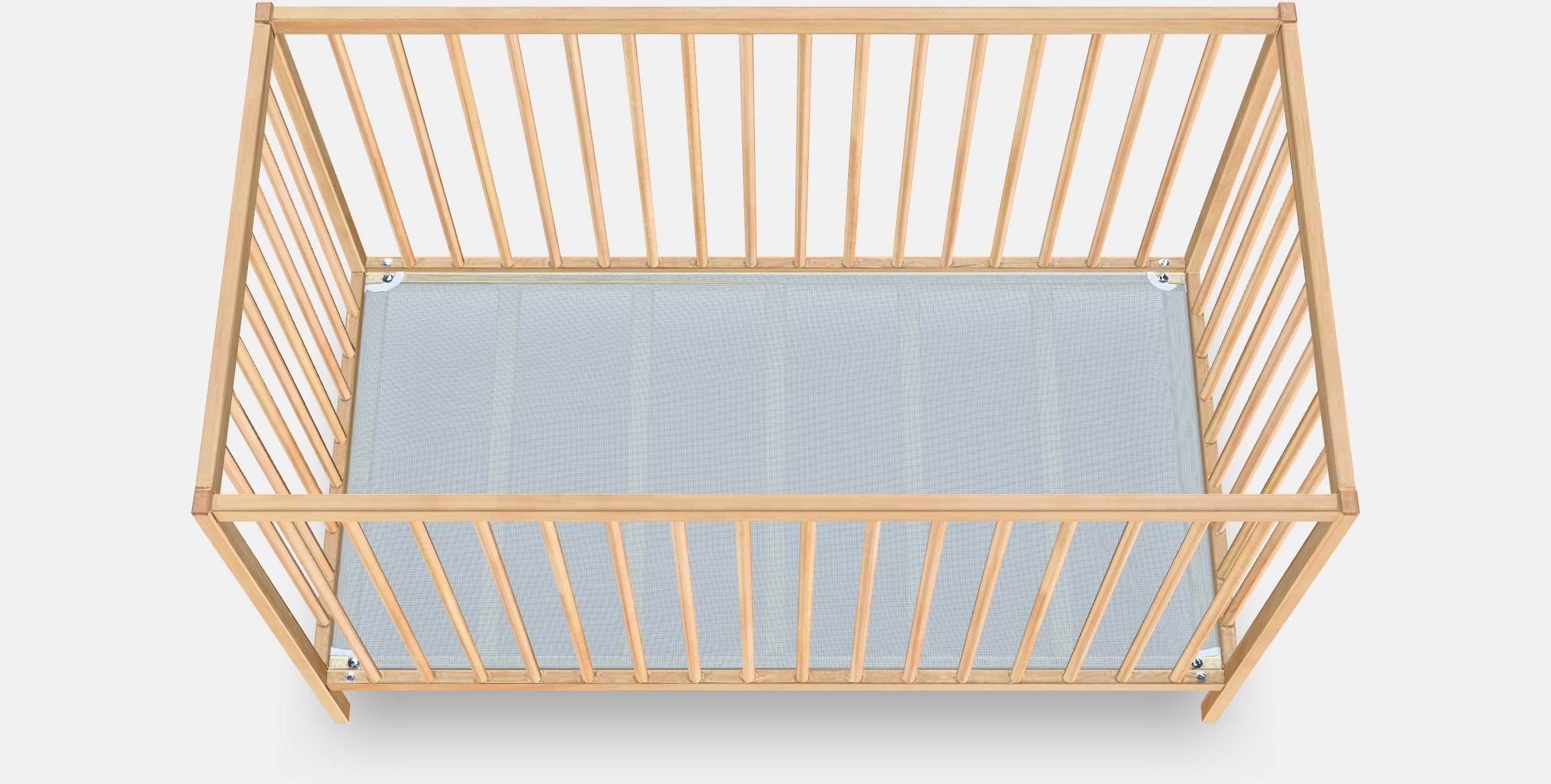 SNIGLAR Babybett Low-poly 3D model_7