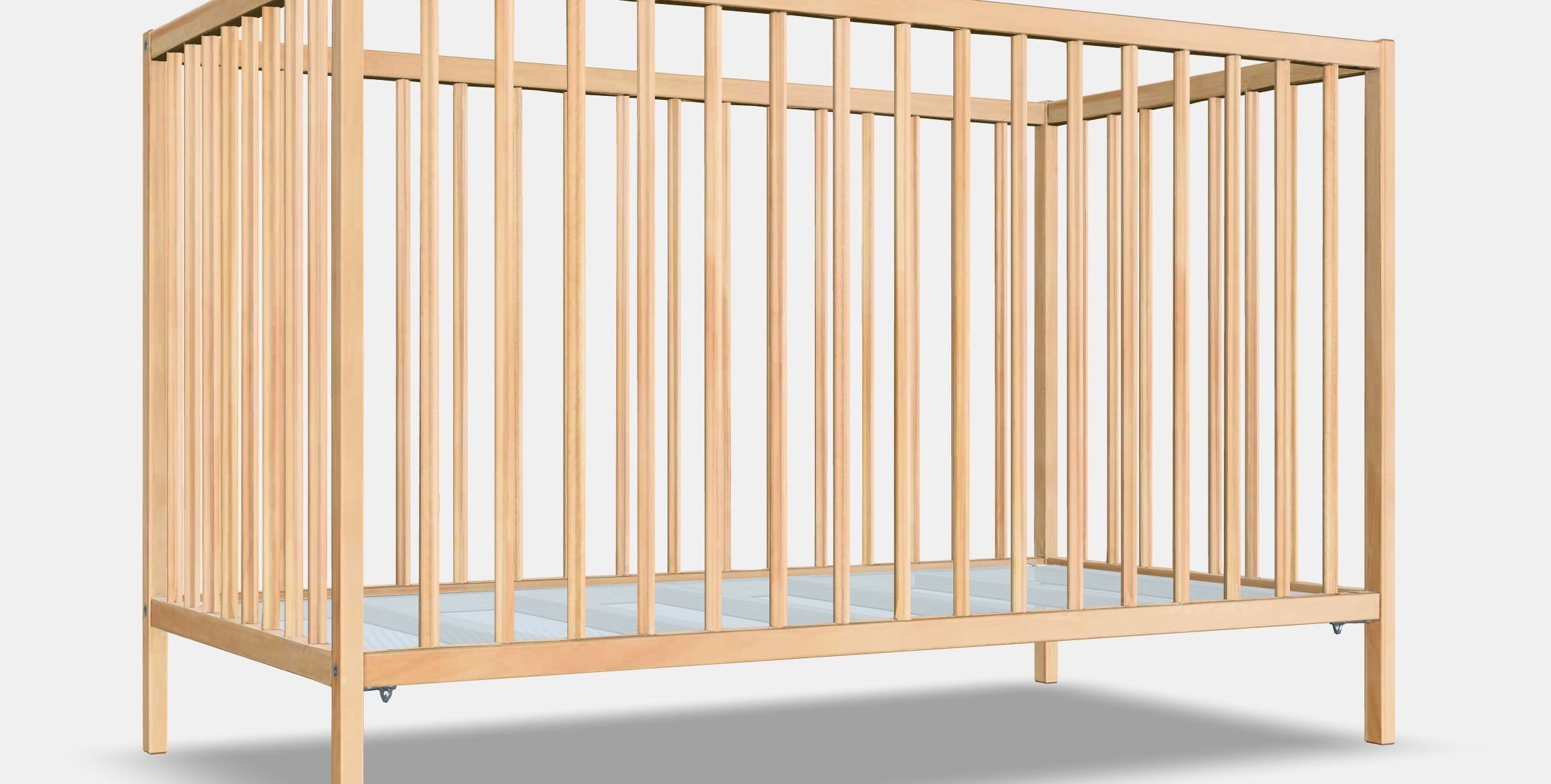 SNIGLAR Babybett Low-poly 3D model_5