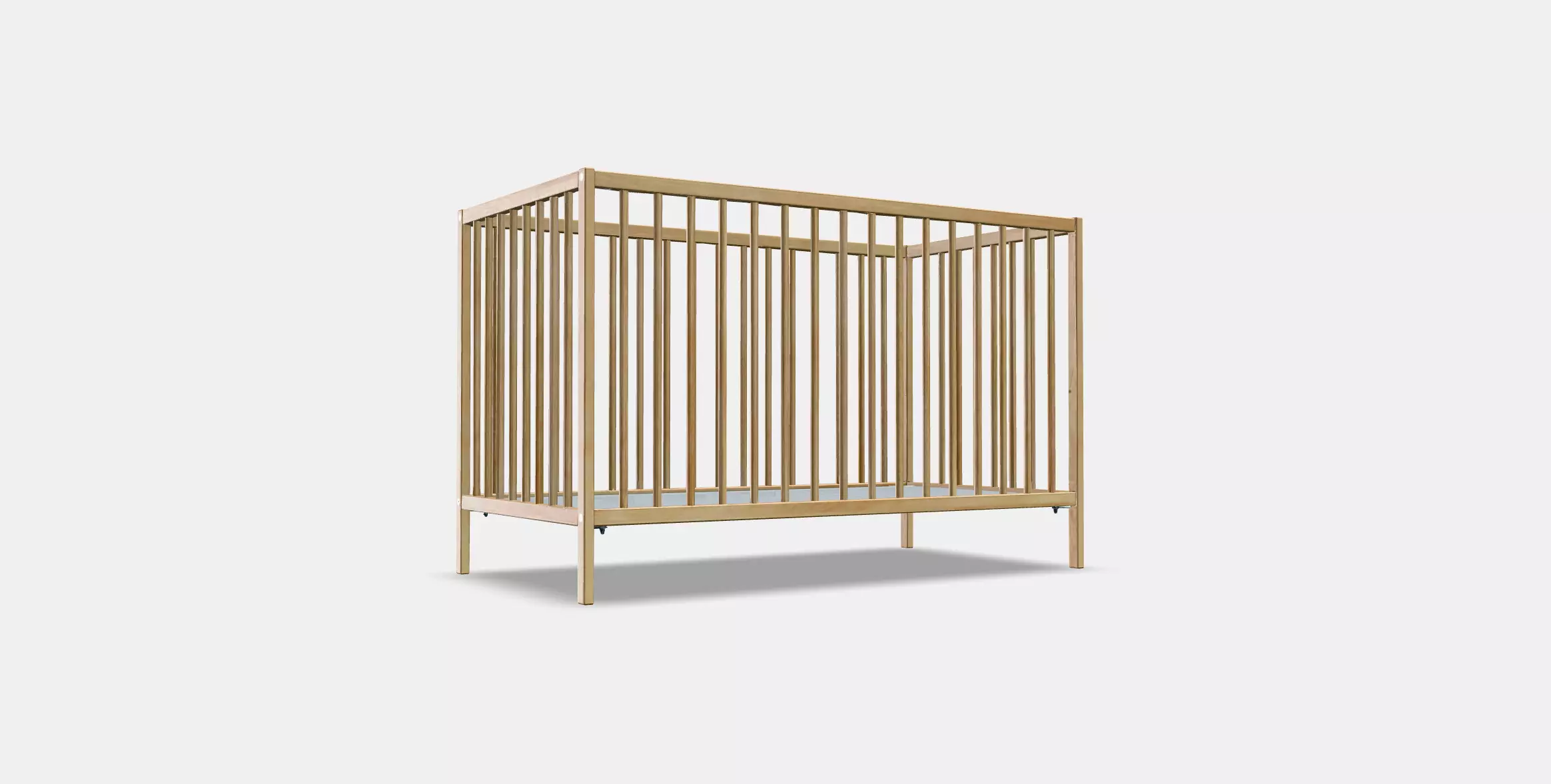 SNIGLAR Babybett Low-poly 3D model_0