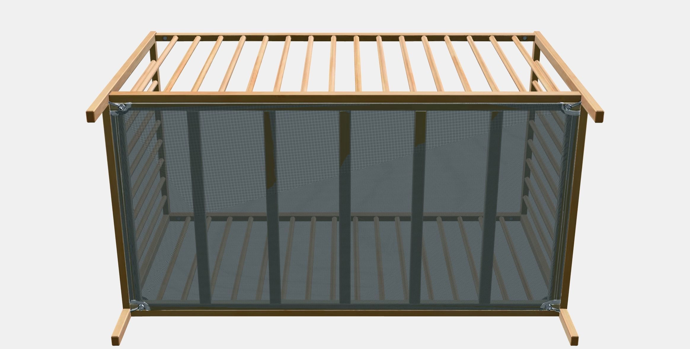 SNIGLAR Babybett Low-poly 3D model_11