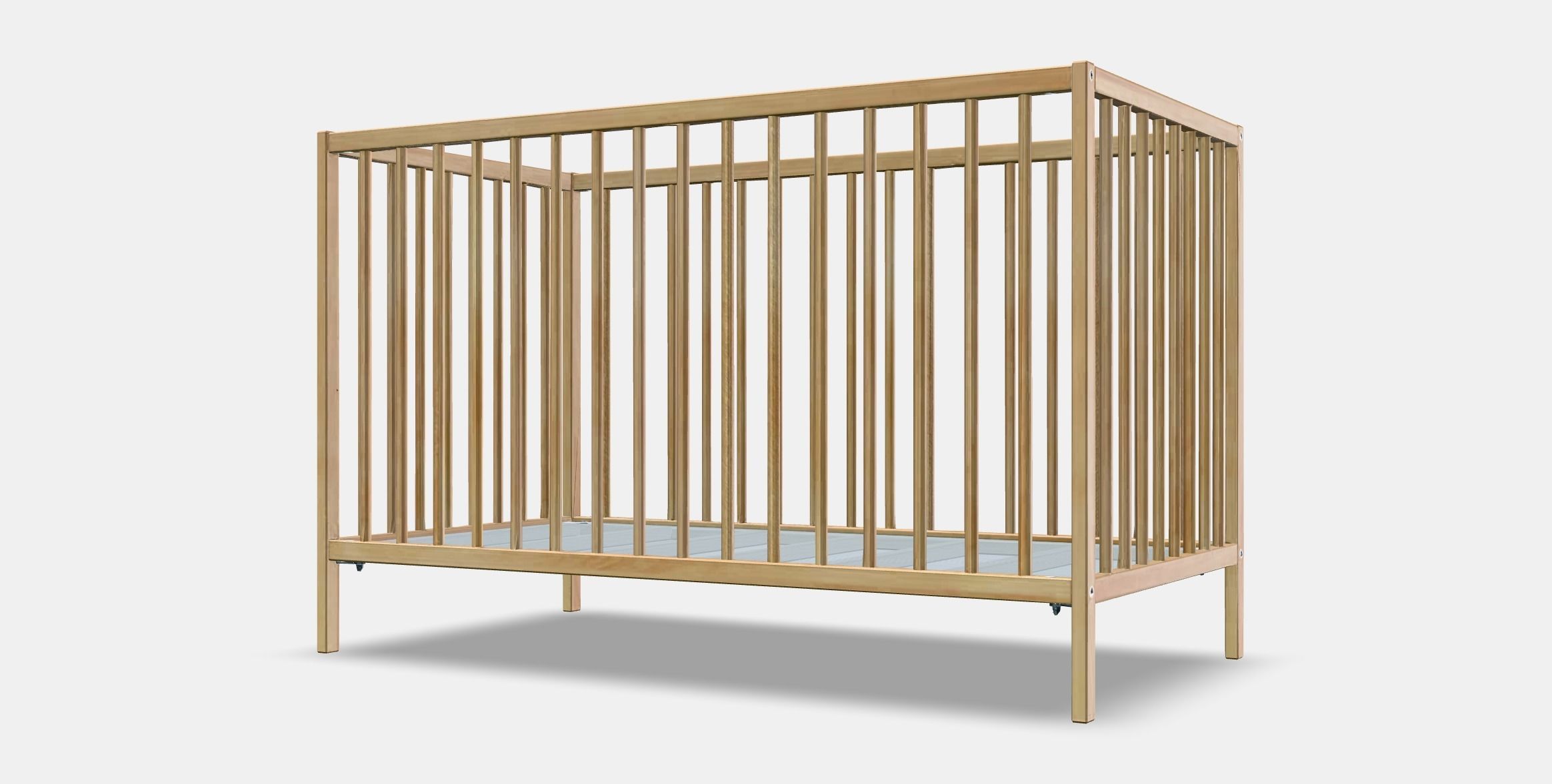 SNIGLAR Babybett Low-poly 3D model_14