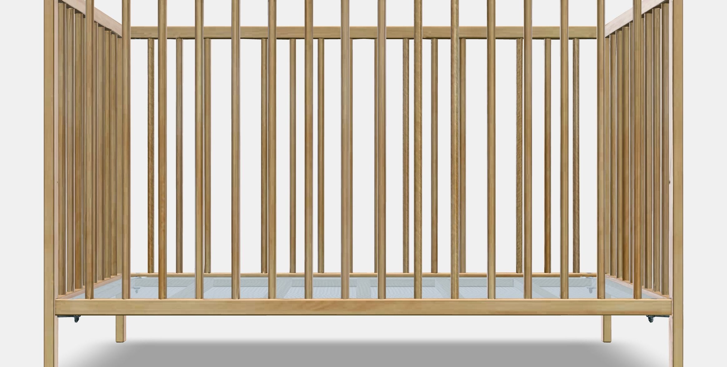 SNIGLAR Babybett Low-poly 3D model_12