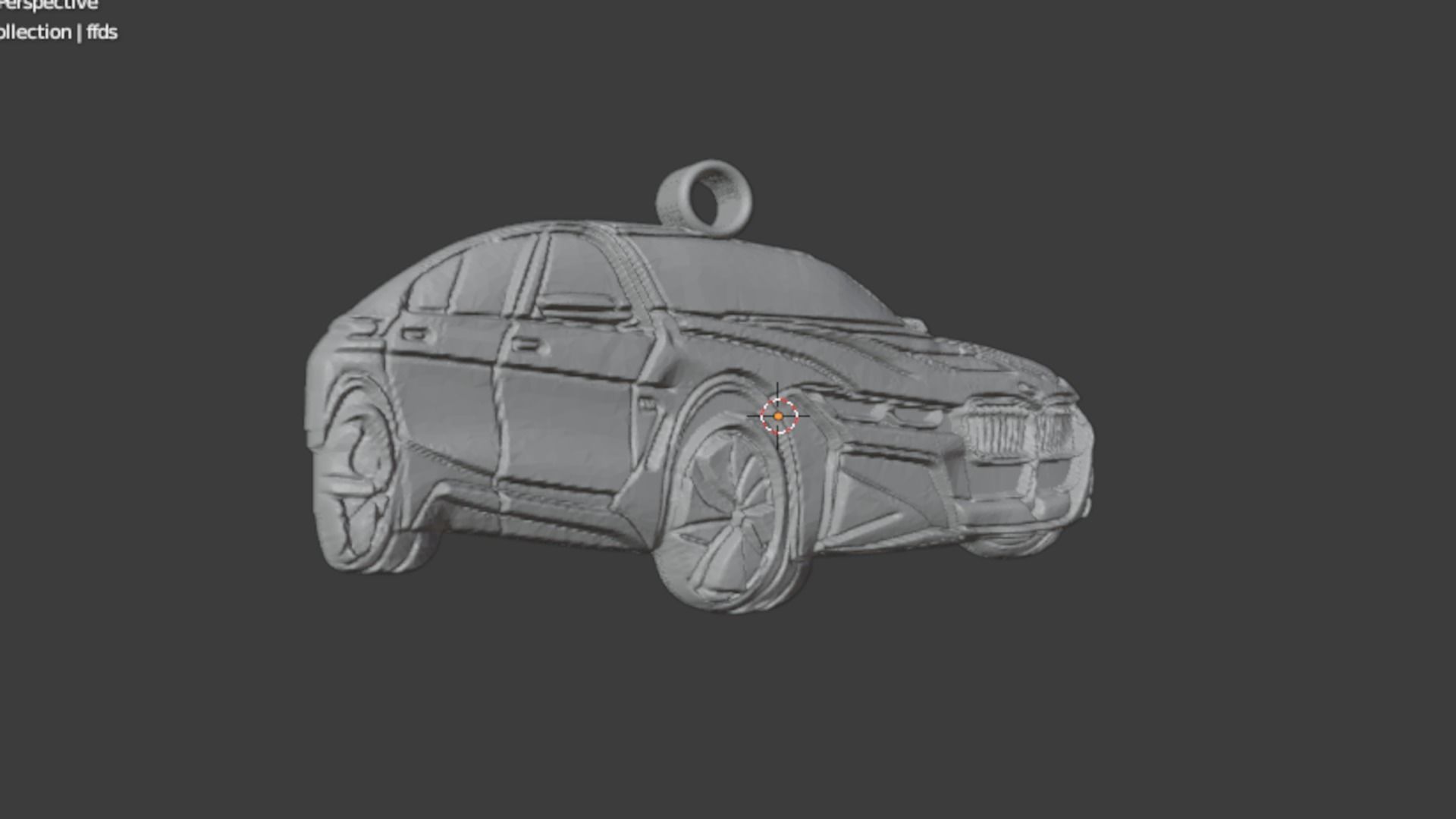 car pendant-06 printable jewelry 3D print model_5