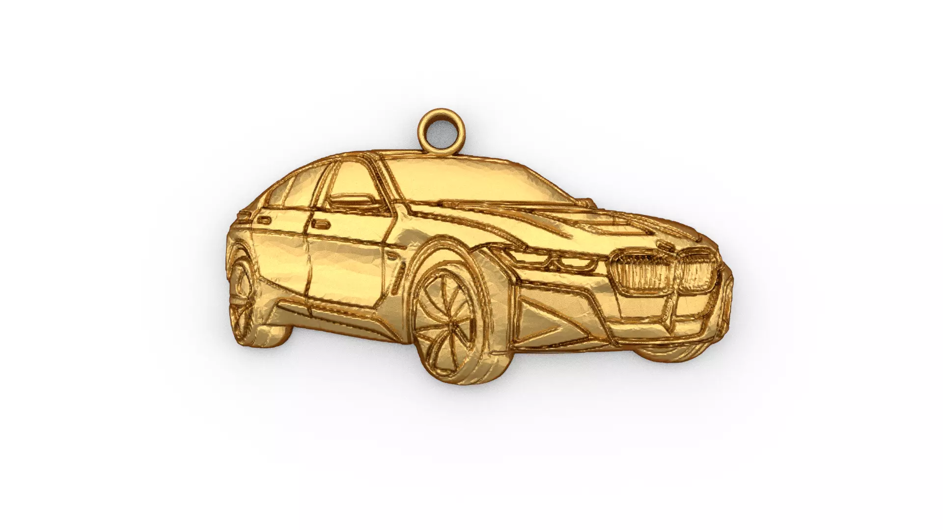 car pendant-06 printable jewelry 3D print model_0
