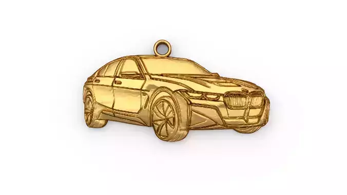 car pendant-06 printable jewelry 3D print model