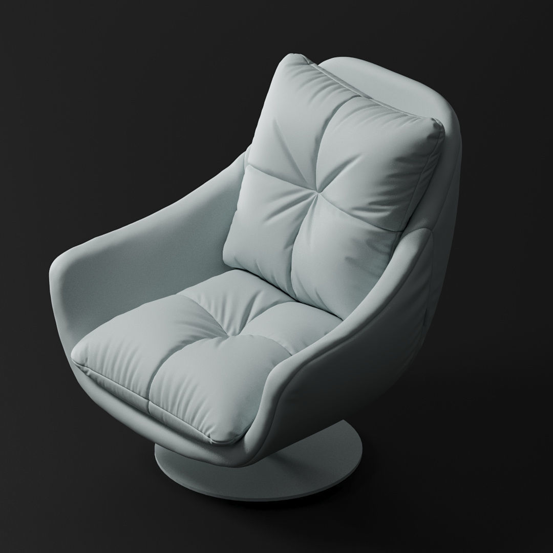 40 Different Chair and Armchair Diorama Collection Pack-Bundle 3D print model_56