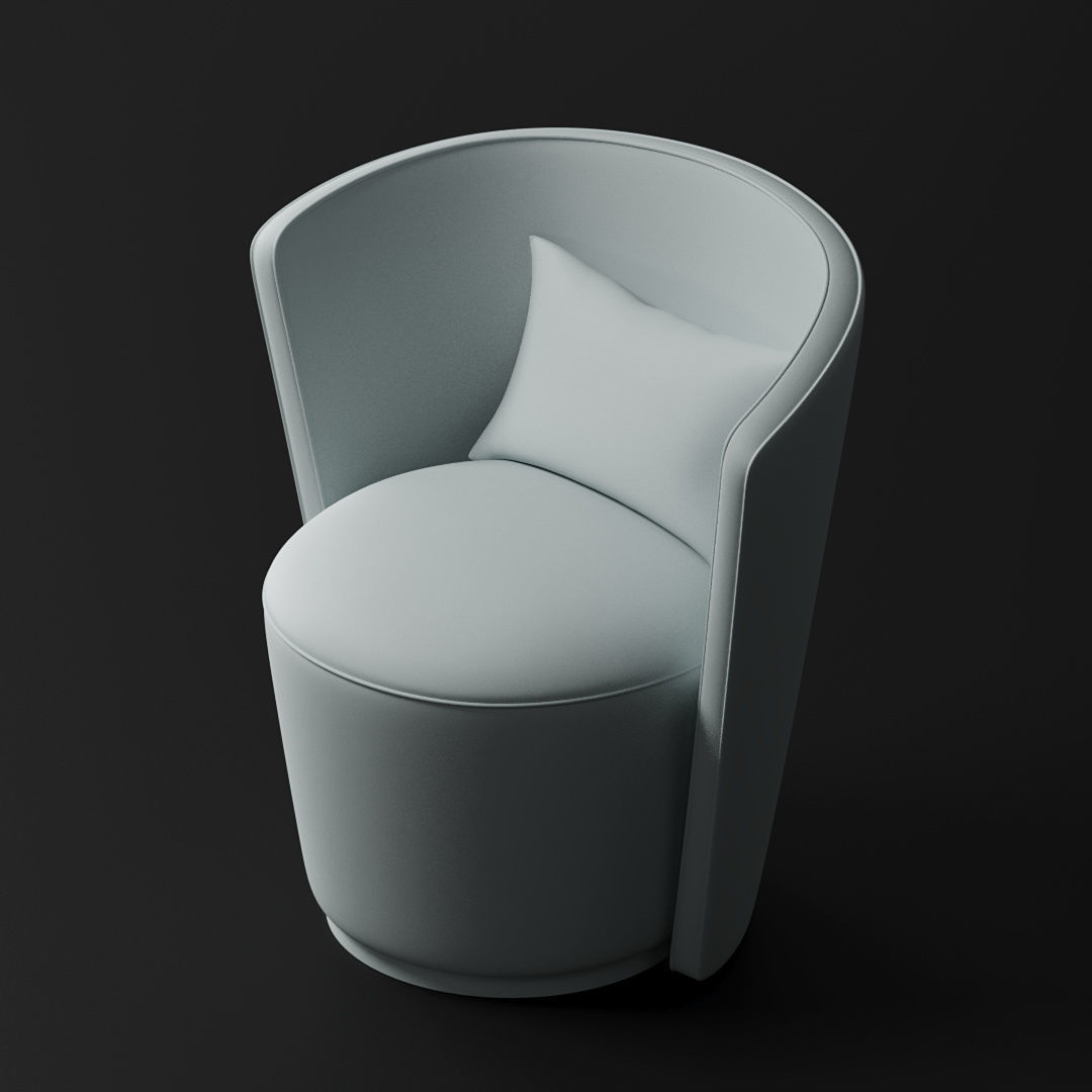 40 Different Chair and Armchair Diorama Collection Pack-Bundle 3D print model_44