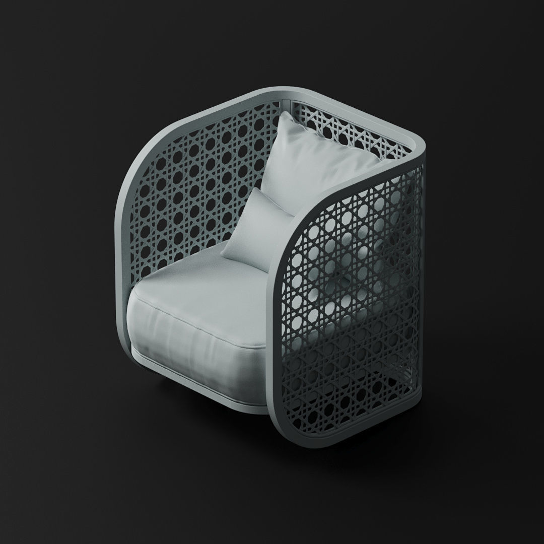 40 Different Chair and Armchair Diorama Collection Pack-Bundle 3D print model_38