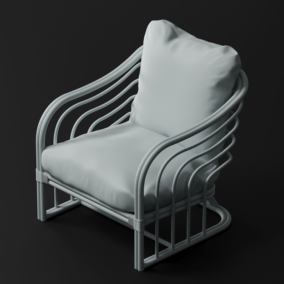 40 Different Chair and Armchair Diorama Collection Pack-Bundle 3D print model_24