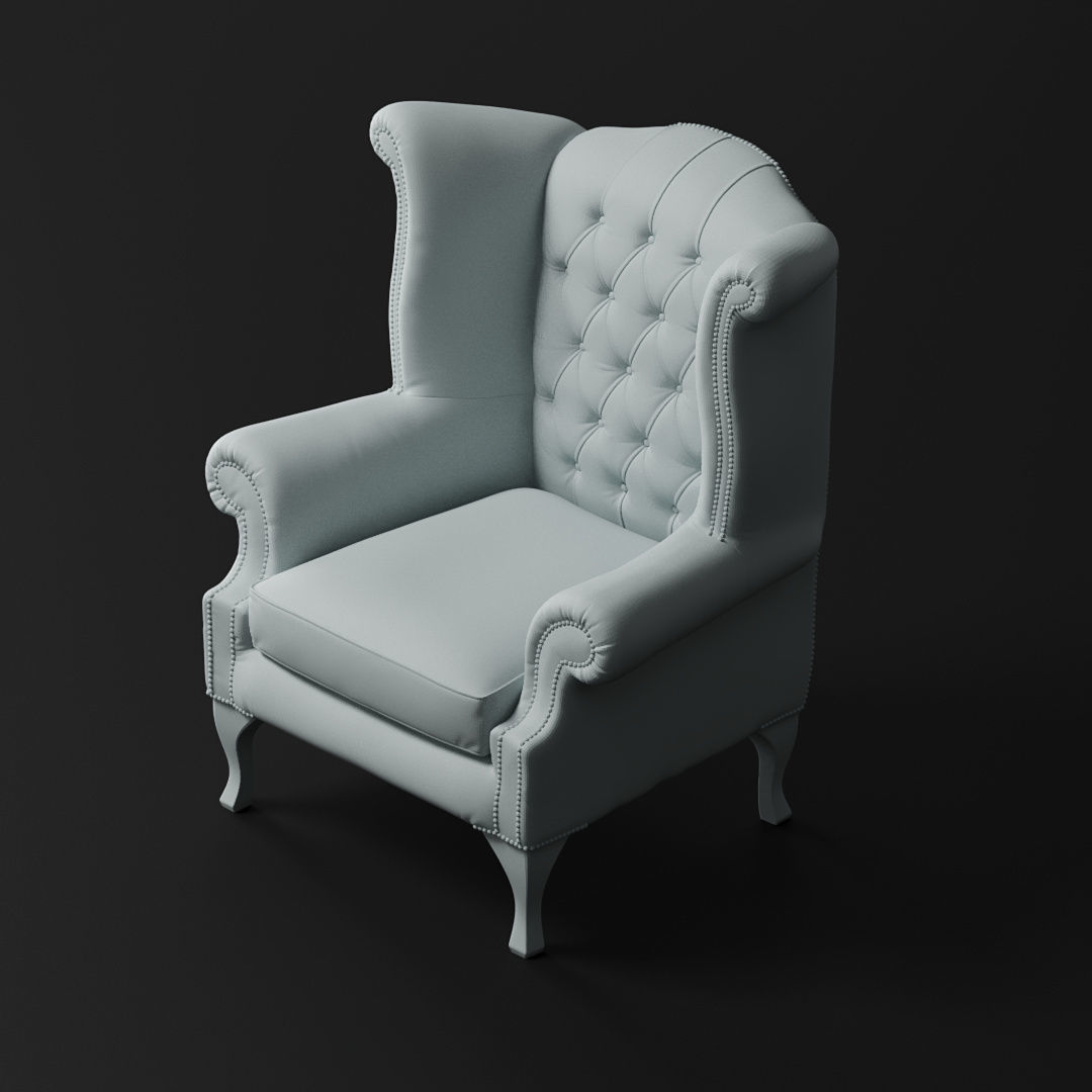 40 Different Chair and Armchair Diorama Collection Pack-Bundle 3D print model_51