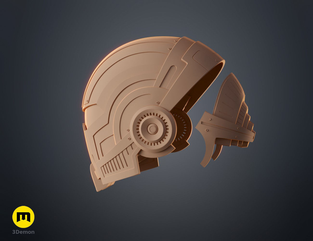 Mass Effect N7 Helmet 3D print model_7