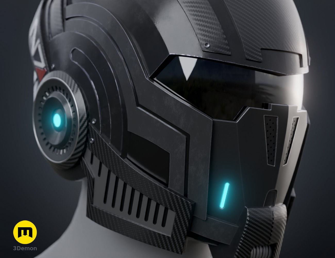 Mass Effect N7 Helmet 3D print model_1