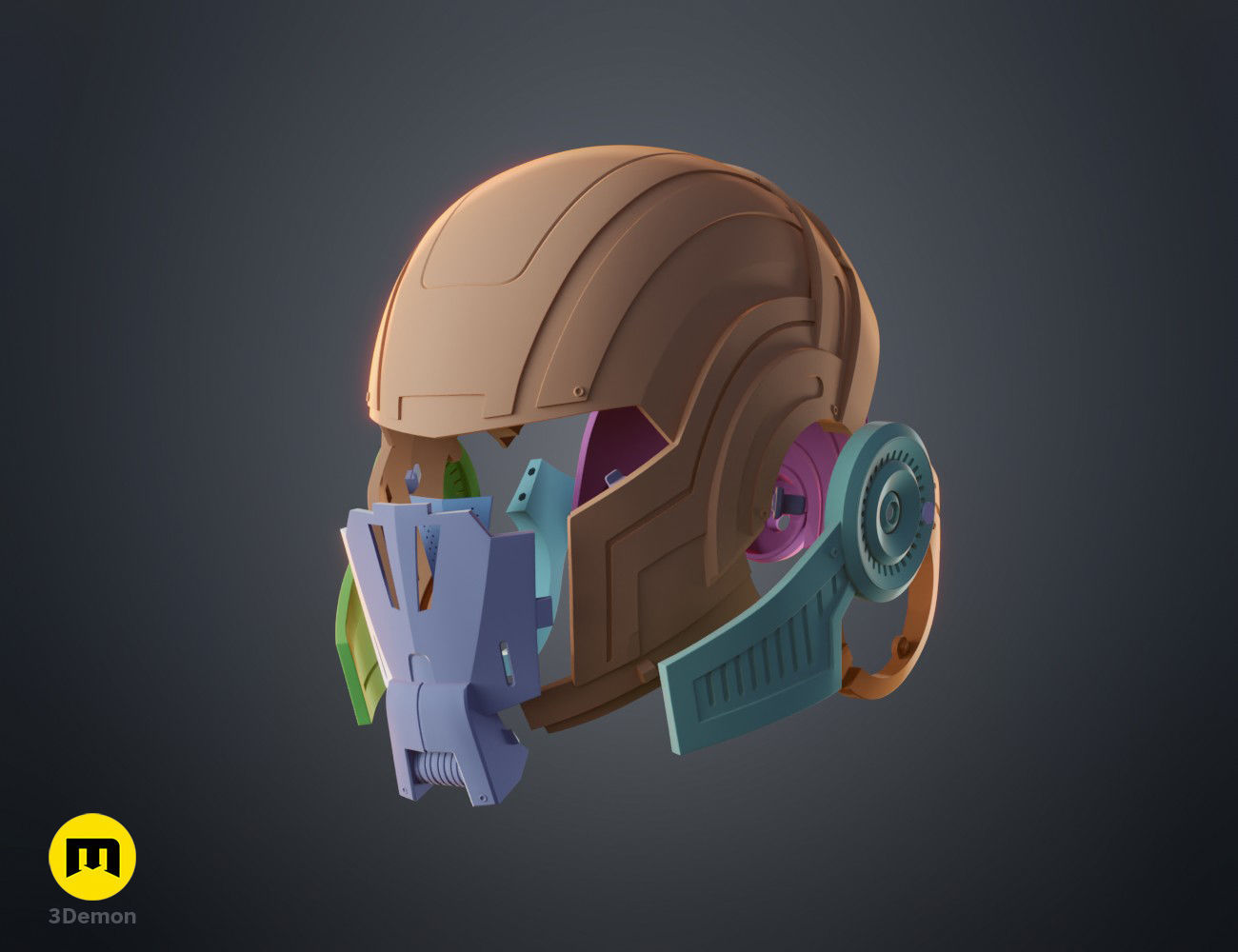 Mass Effect N7 Helmet 3D print model_5