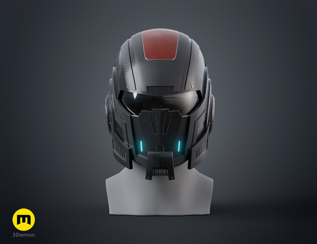Mass Effect N7 Helmet 3D print model_9