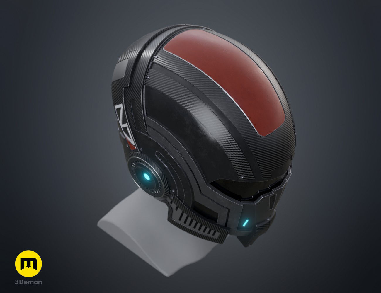 Mass Effect N7 Helmet 3D print model_8