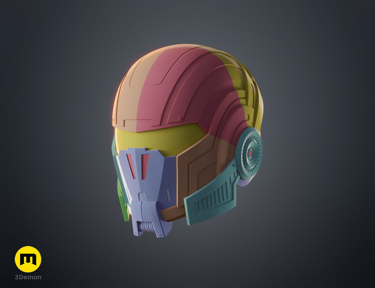 Mass Effect N7 Helmet 3D print model_14